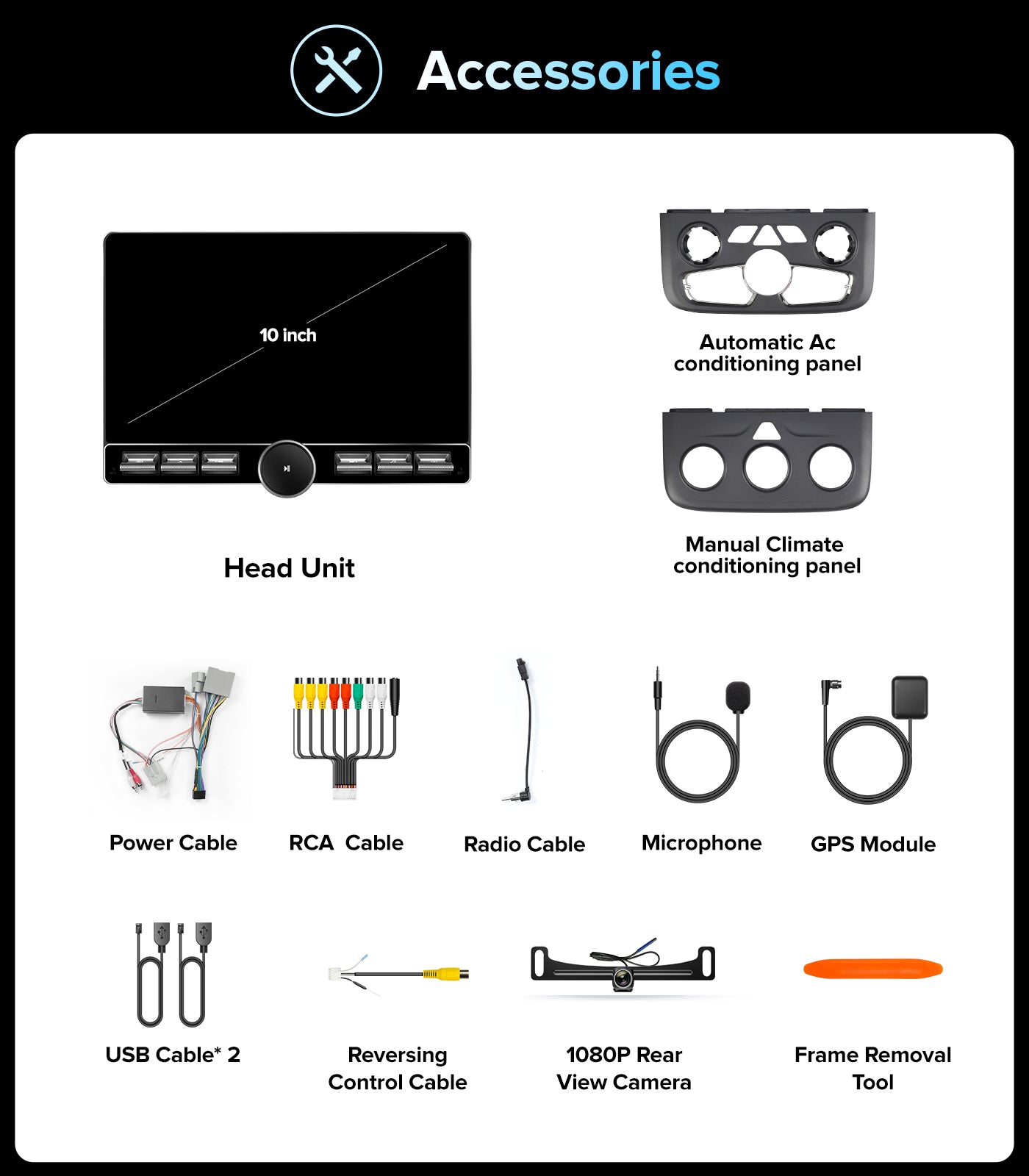 for Dodge 1500/2500/3500 Ram Radio 2013-2018 | Manual/Auto AC |Wireless CarPlay Android Auto| Single Knob Keybutton QLED Touch Screen Car Stereo