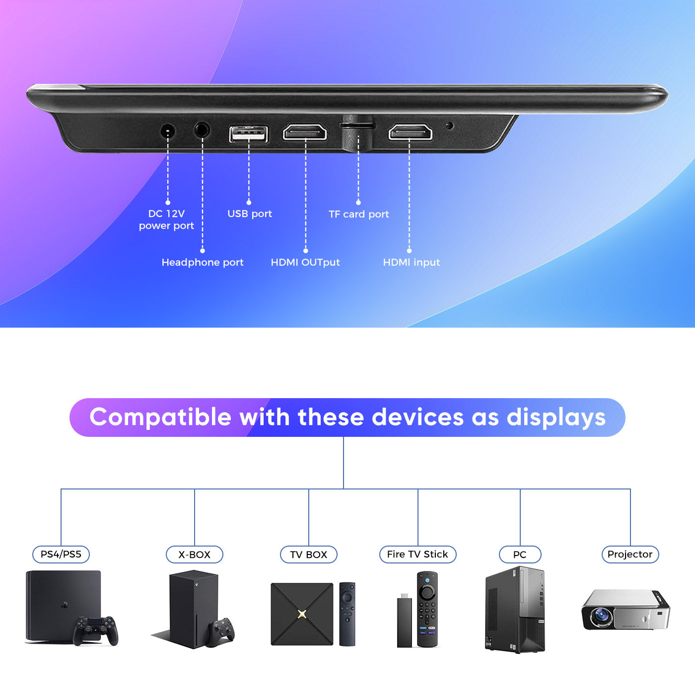 14inch Android Portable Car TV Headrest Monitor Tablet