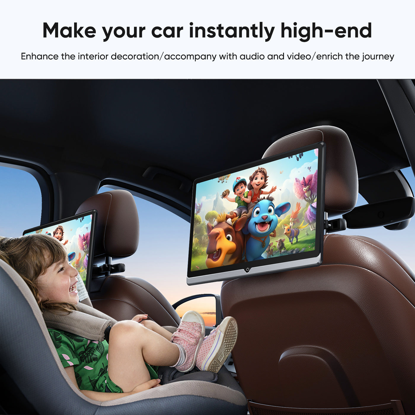 14inch Android Portable Car TV Headrest Monitor Tablet