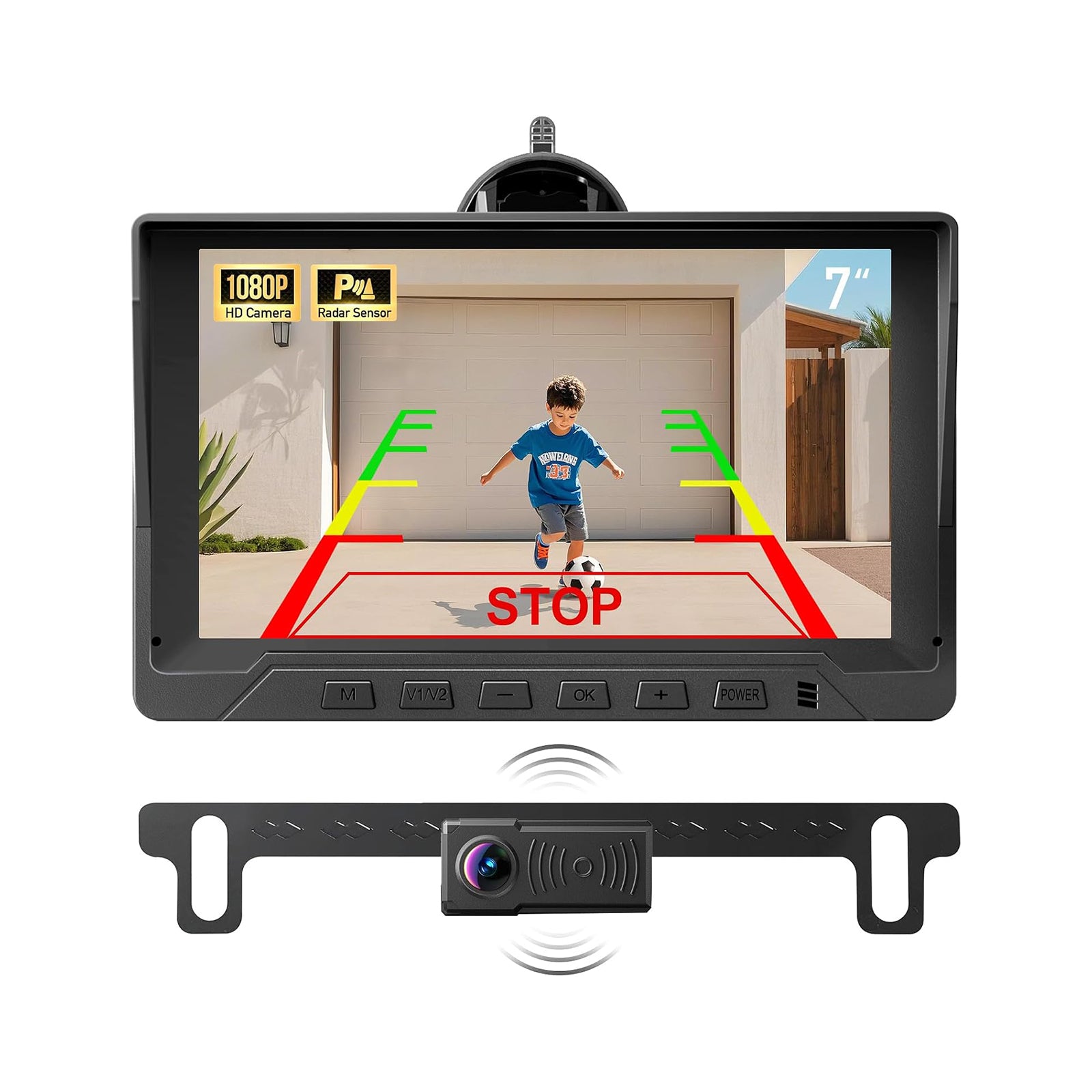 1080P Backup Camera Back up Camera Waterproof Clear Night Vision Rear View Camera