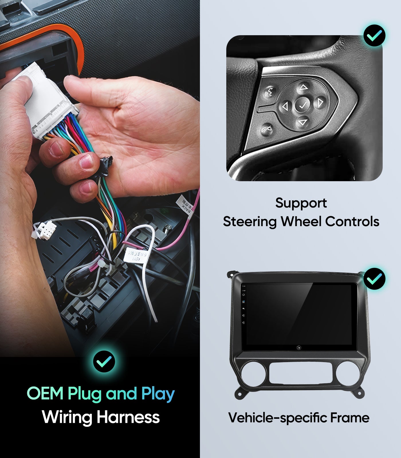 10.2"Full Touch Screen Car Stereo for Chevy Silverado & GMC Sierra 2014-2018