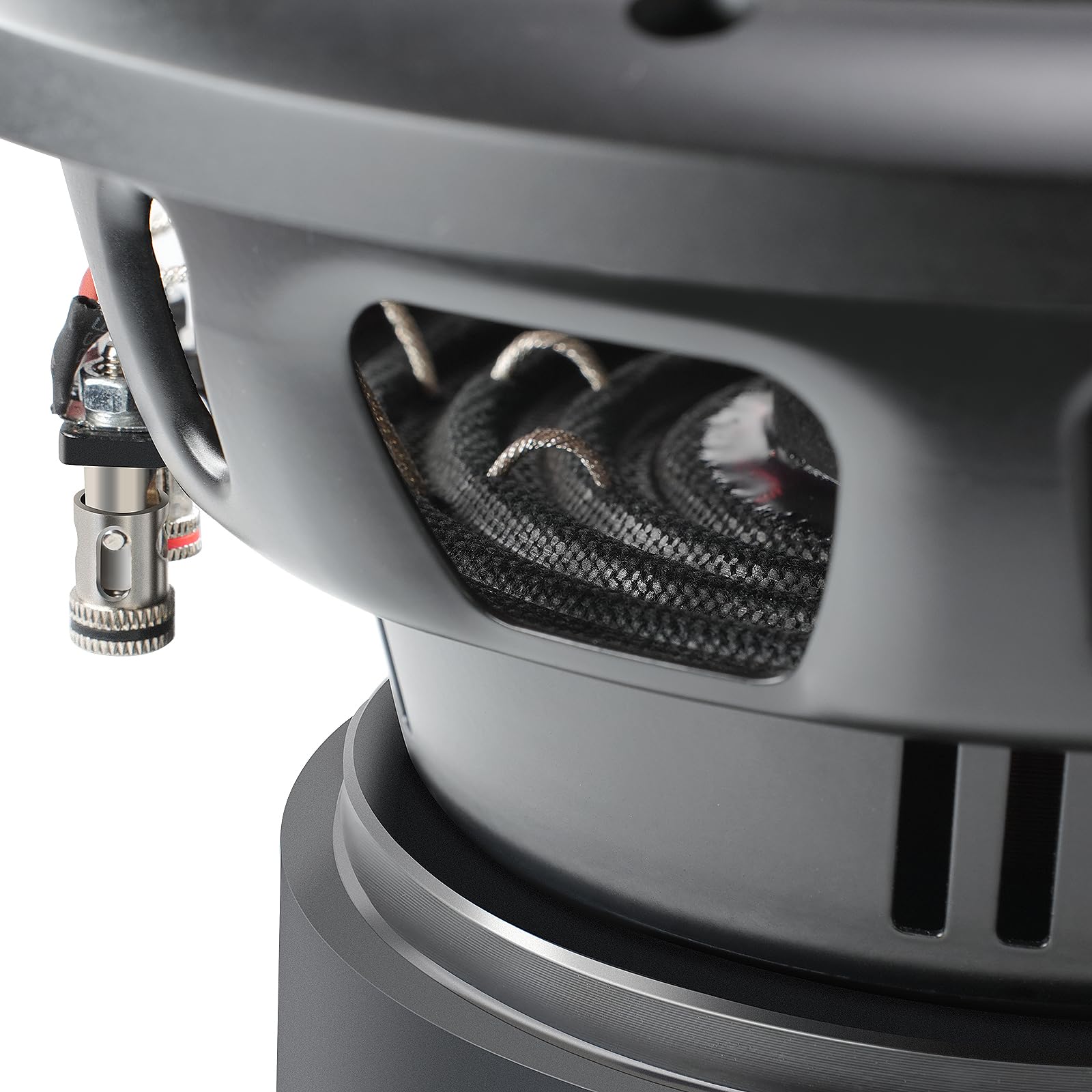 8" 700W Max Power Dual 4 Ohm Car Subwoofer,Dual Voice Coil High-Strength Dual Magnets,Foam Surround for Vehicle Stereo Sound System