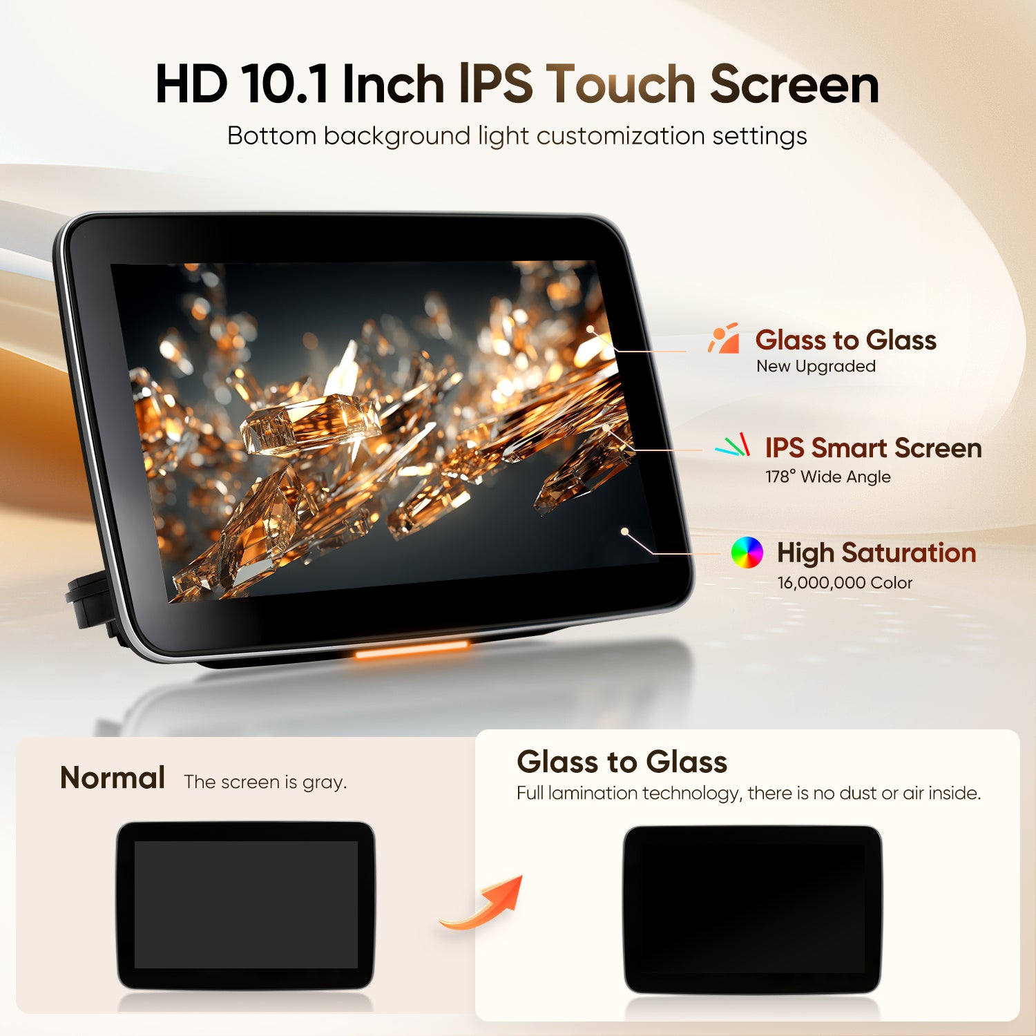 10.1inch Android Portable Car TV Headrest Monitor Tablet