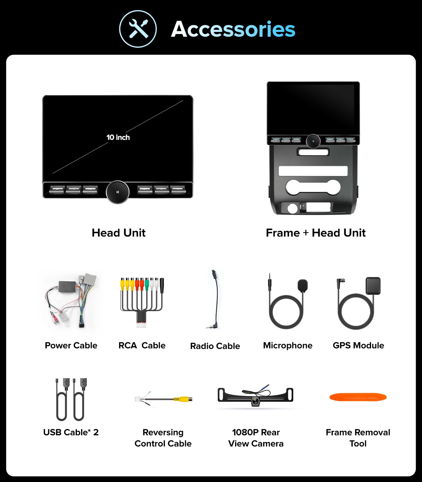 for Ford F150 Car Radio 2009-2014 |Wireless CarPlay Android Auto| Single Knob Keybutton QLED Touch Screen Stereo Upgrade | Android 13.0| AM/FM |Steering Wheel Control