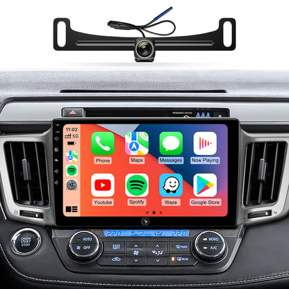 10.2" Car Radio Stereo for Toyota RAV4 2013-2018 - Wireless CarPlay & Android Auto | IPS HD 5G WiFi Touchscreen | GPS Navigation | Bluetooth FM with SWC | HD Backup Camera