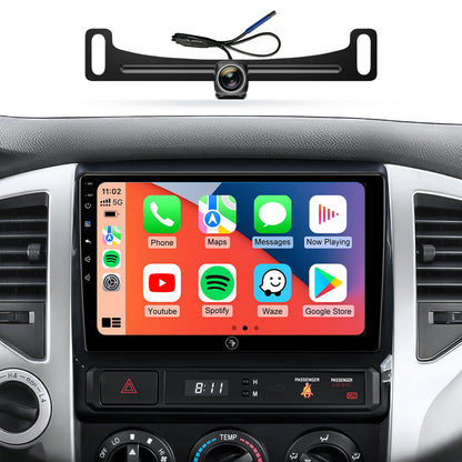 9" Car Stereo Radio for Toyota Tacoma 2005-2015 | Wireless CarPlay Android Auto | 5G WiFi GPS Navigation | IPS HD Touchscreen | Bluetooth/FM/SWC | Plug & Play with 1080P Backup Camera