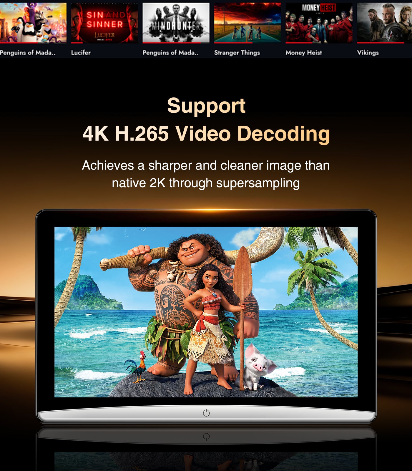 10.8" Android 13 Car TV Headrest Monitor - 5G WiFi Touch Screen Tablet, Supports Phone Mirroring, HDMI in/Out, Bluetooth, USB/SD, Backseat Video Player