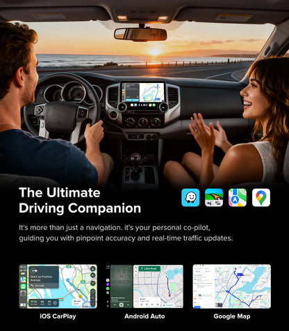 11.5" Dual Knobs for Toyota Tacoma Car Radio 2005-2015 |Wireless CarPlay Android Auto| QLED Touch Screen| Android 13.0| AM/FM |Steering Wheel Control