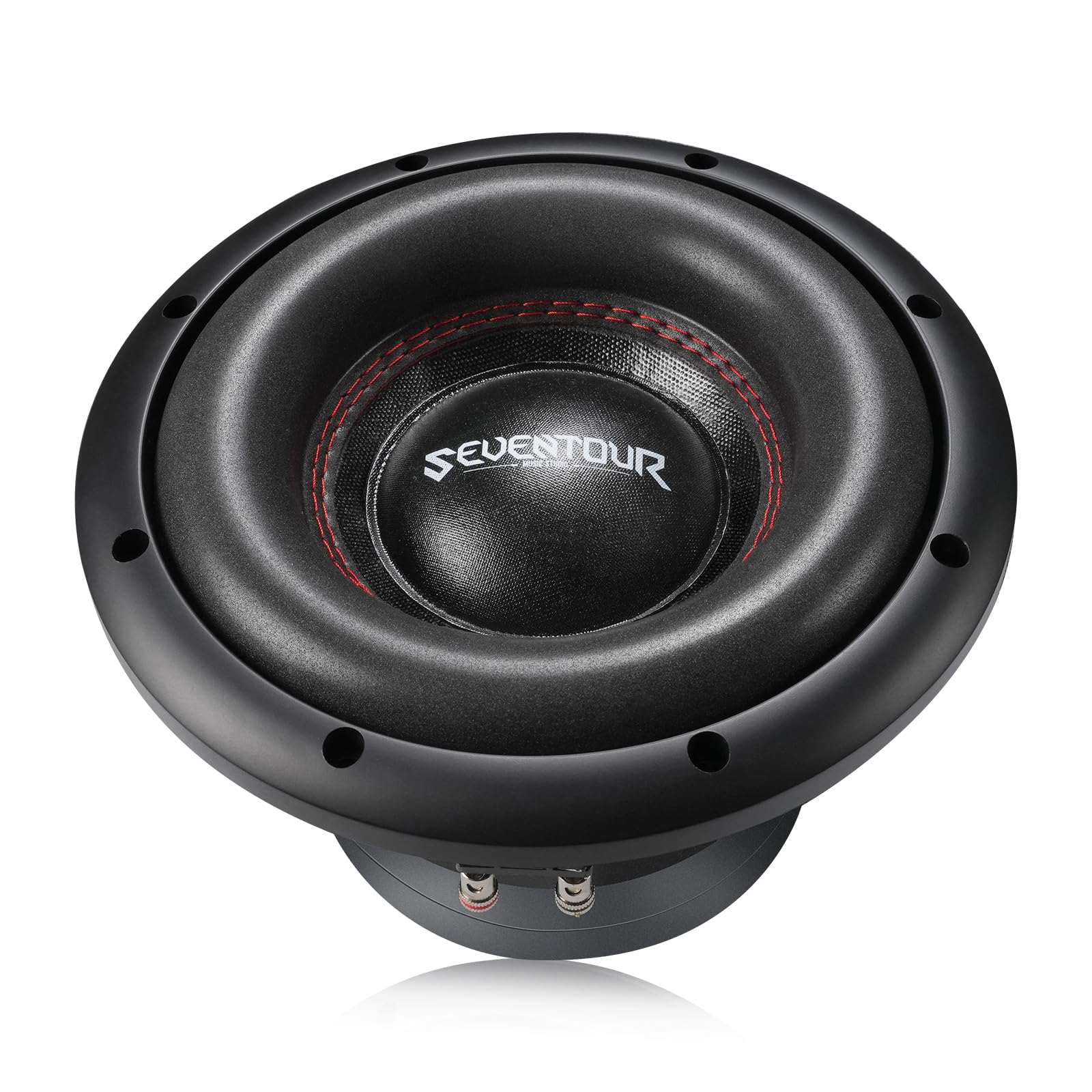 8" 700W Max Power Dual 4 Ohm Car Subwoofer,Dual Voice Coil High-Strength Dual Magnets,Foam Surround for Vehicle Stereo Sound System