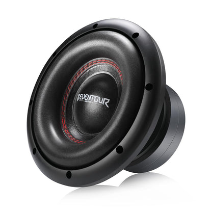 8" 700W Max Power Dual 4 Ohm Car Subwoofer,Dual Voice Coil High-Strength Dual Magnets,Foam Surround for Vehicle Stereo Sound System