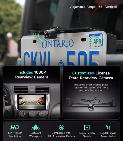 5G WiFi Android 13 Car Stereo for Toyota Camry 2006 2007 2008 2009 2010 2011, 9 Inch IPS HD Touch Screen Car Radio Wireless CarPlay Android Auto, GPS FM/SWC Bluetooth 1080P Backup Camera