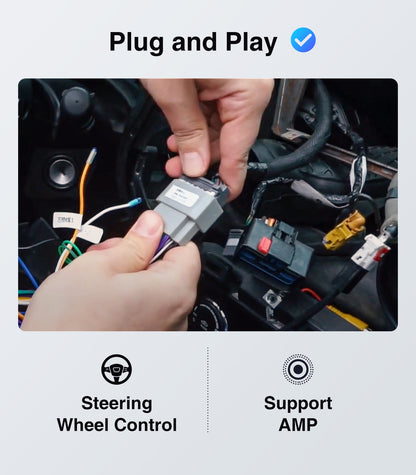 10" Single Knob keybutton Car Stereo for Jeep Wrangler JL Gladiator JT 2019-2023