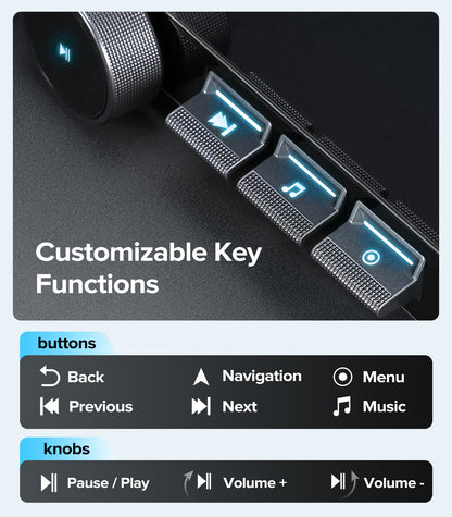 for Dodge 1500/2500/3500 Ram Radio 2013-2018 | Manual/Auto AC |Wireless CarPlay Android Auto| Single Knob Keybutton QLED Touch Screen Car Stereo