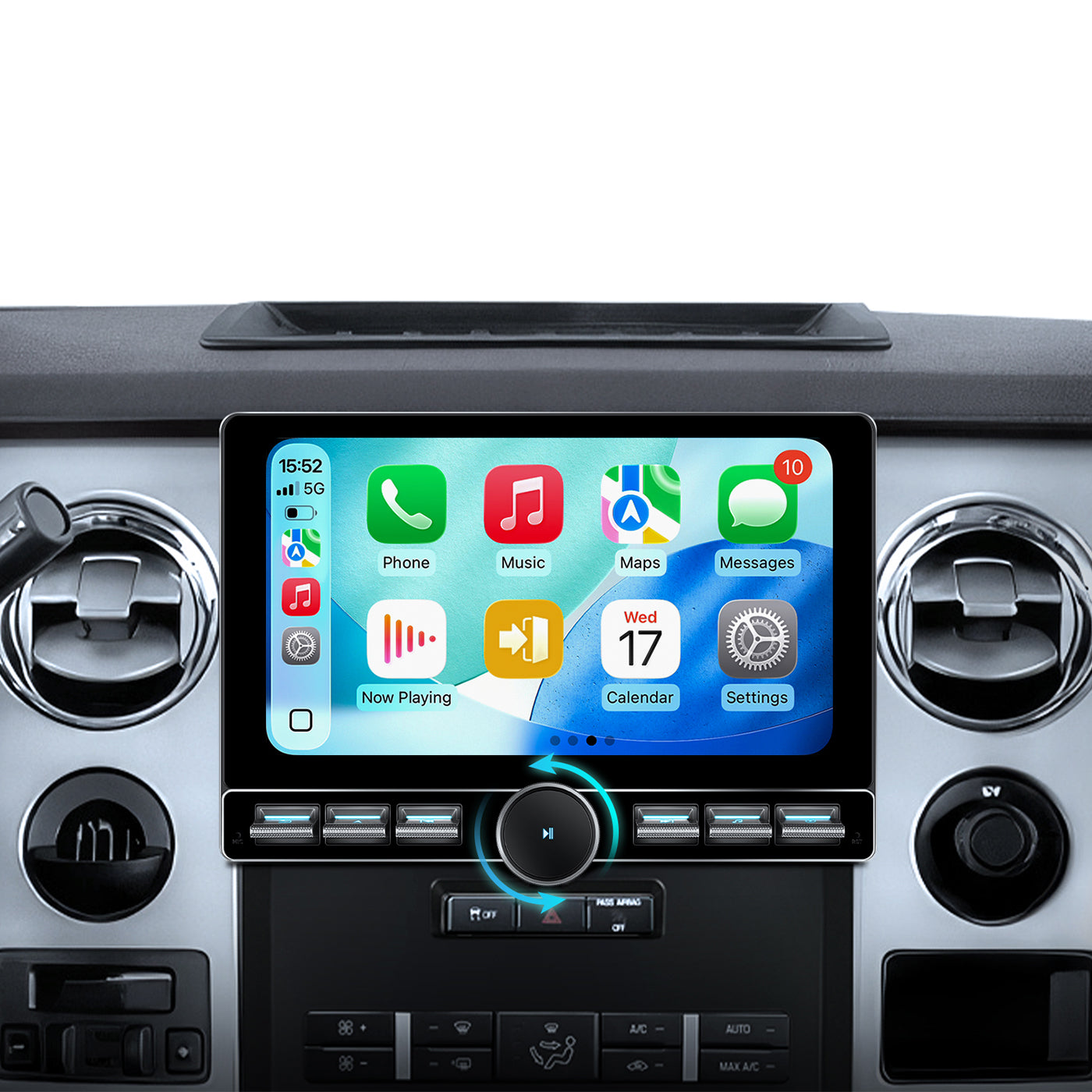 10" Single Knob keybutton Car Stereo for Ford F150 Car Radio 2009-2014