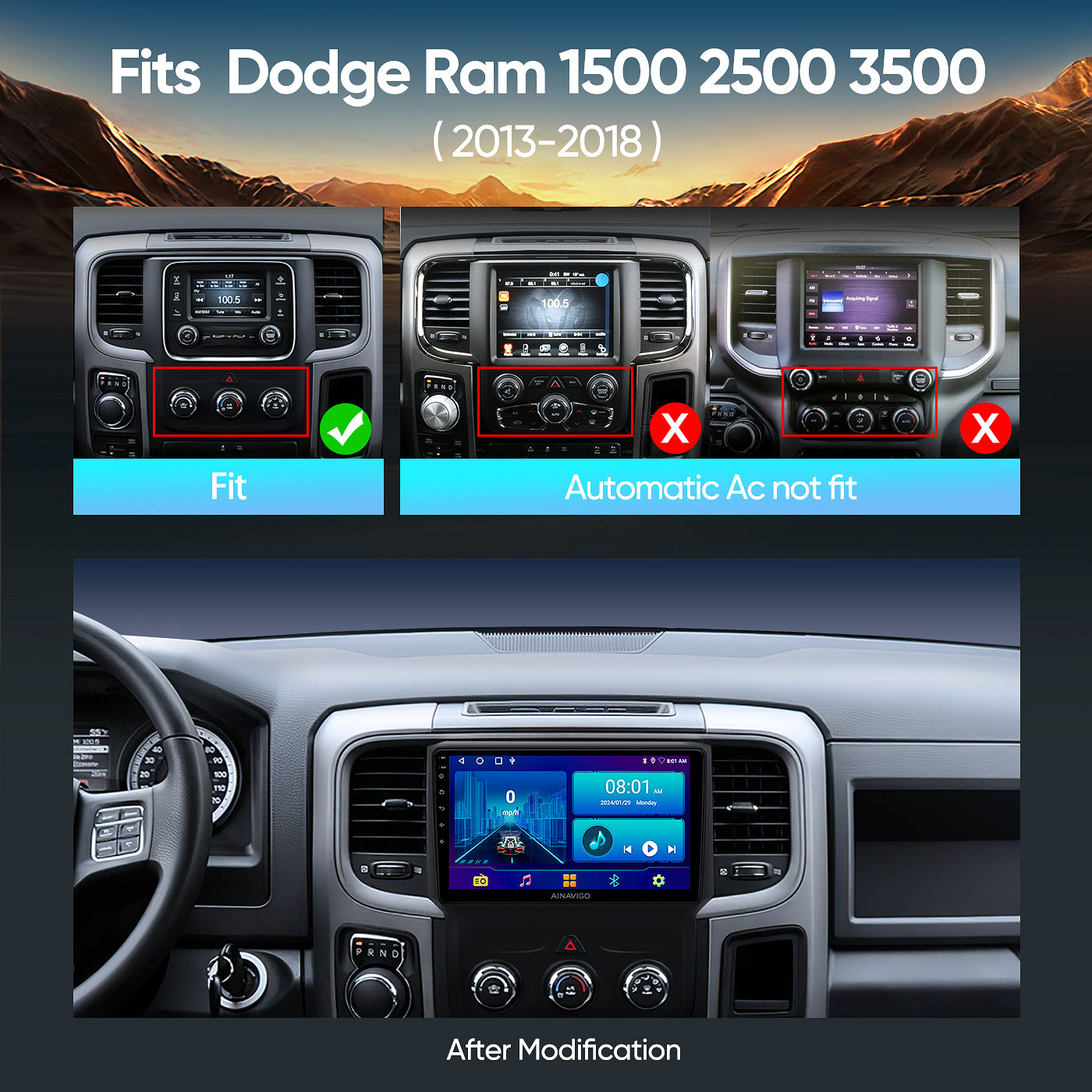 Dodge ram radio upgrade